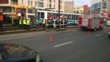 Kobieta wjechała pod tramwaj na ul. Drobnera (ZDJĘCIA)