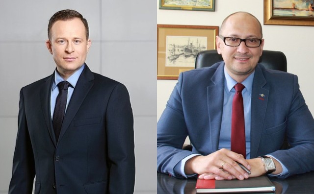 Marcin Osowski (po lewej) i Grzegorz Dyrmo (po prawej) - obaj wiceprezesi stracili stanowiska w listopadzie.