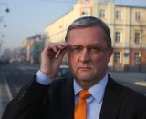 Z Markiem Domaracki o planowanej trasie w mobilnym biurze poselskim Ruchu Palikota z Piotrkowa
