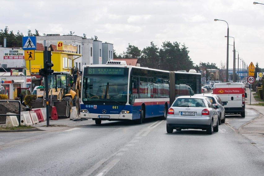 Koszt budowy buspasa na ul. Kolbego to ok. 11 milionów...