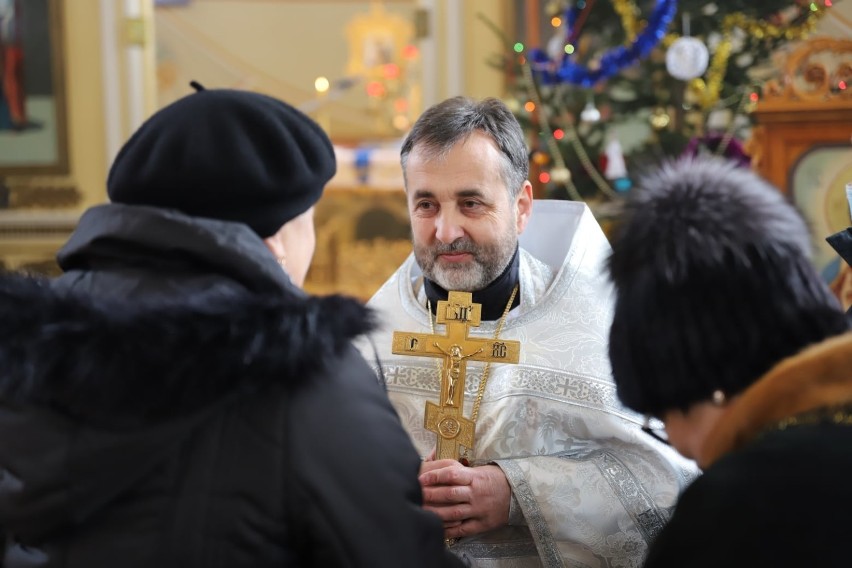 Powitanie nowego duszpasterza. Ksiądz Wiktor Tetiurka objął probostwo w Dąbrowie Białostockiej