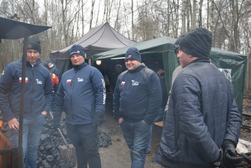 Ruda Śląska. Protest górników KWK RUDA Ruch Halemba