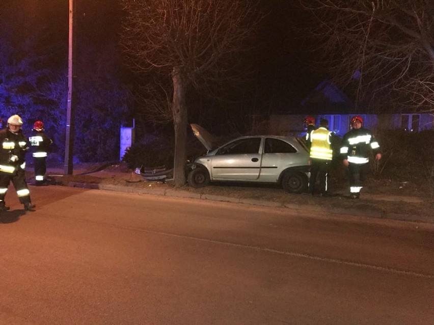 Michorzewo: Pijany kierowca Opla uderzył w drzewo