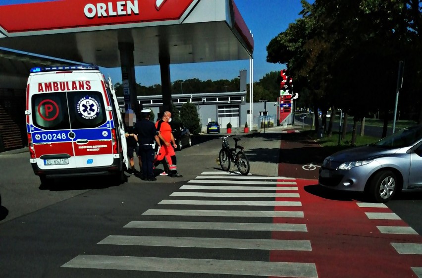 Potrącenie rowerzysty w Głogowie