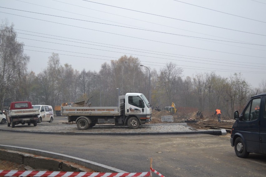 Budowa ronda w Rybniku