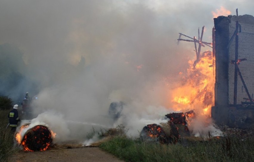 Pożar w miejscowości Szwałk