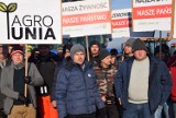 Rolniczy protest pod Sieradzem. Ciągniki wyjechały na drogę krajową! (ZDJĘCIA)