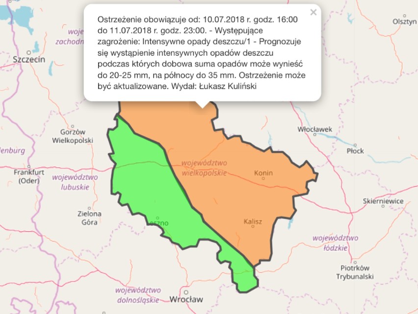 Prognoza konwekcyjna dla Wielkopolski