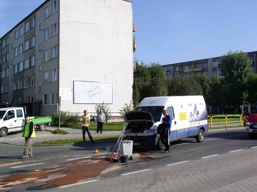 Chojnice. Jedna osoba ranna w wypadku przy ul. Młodzieżowej (ZDJĘCIA)