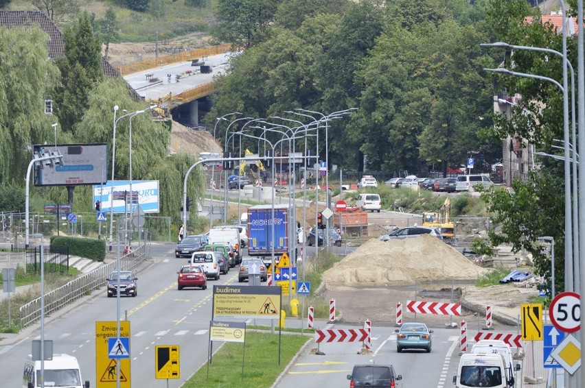 Budowa obwodnicy Wałbrzycha, wrzesień 2020