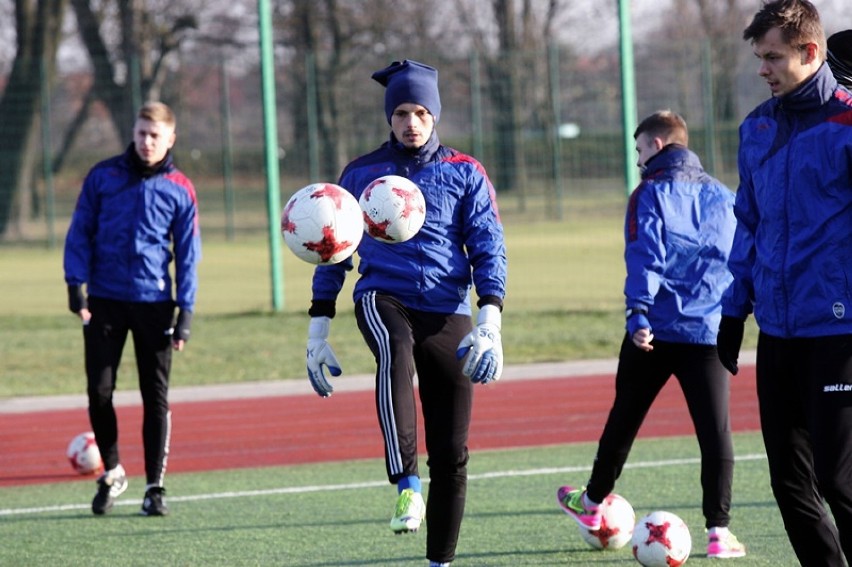 Pierwszy trening piłkarzy Miedź Legnica