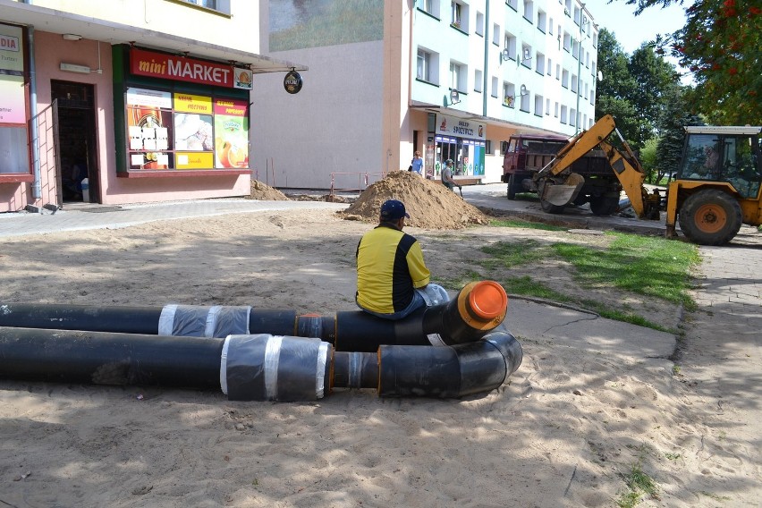 Budowa traktu pieszo-rowerowego na ul. 3 Maja w Miastku
