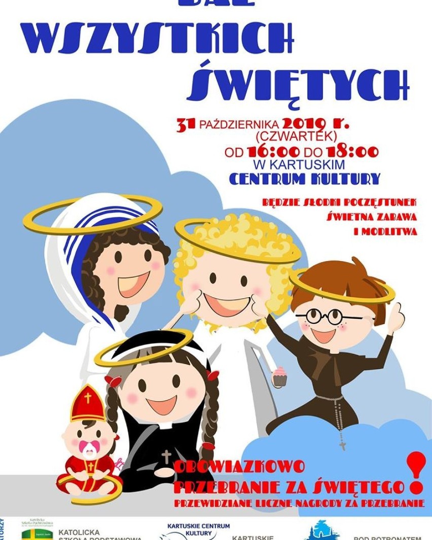 Bale Wszystkich Świętych nadchodzą - w czwartek zabawy w Kartuzach i Sierakowicach