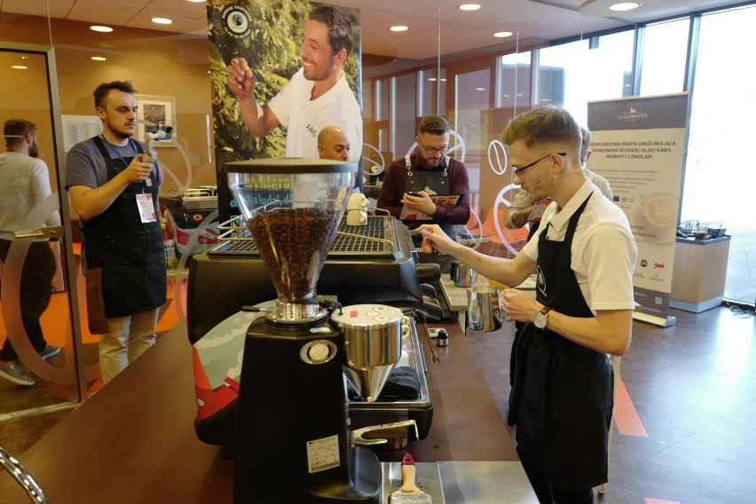 Kamil Czarnik podczas Mistrzostw Polski w Latte Art,...