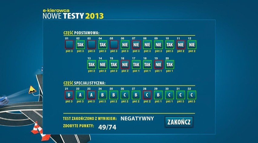 W nowych testach na prawo jazdy na przeczytanie pytania i...