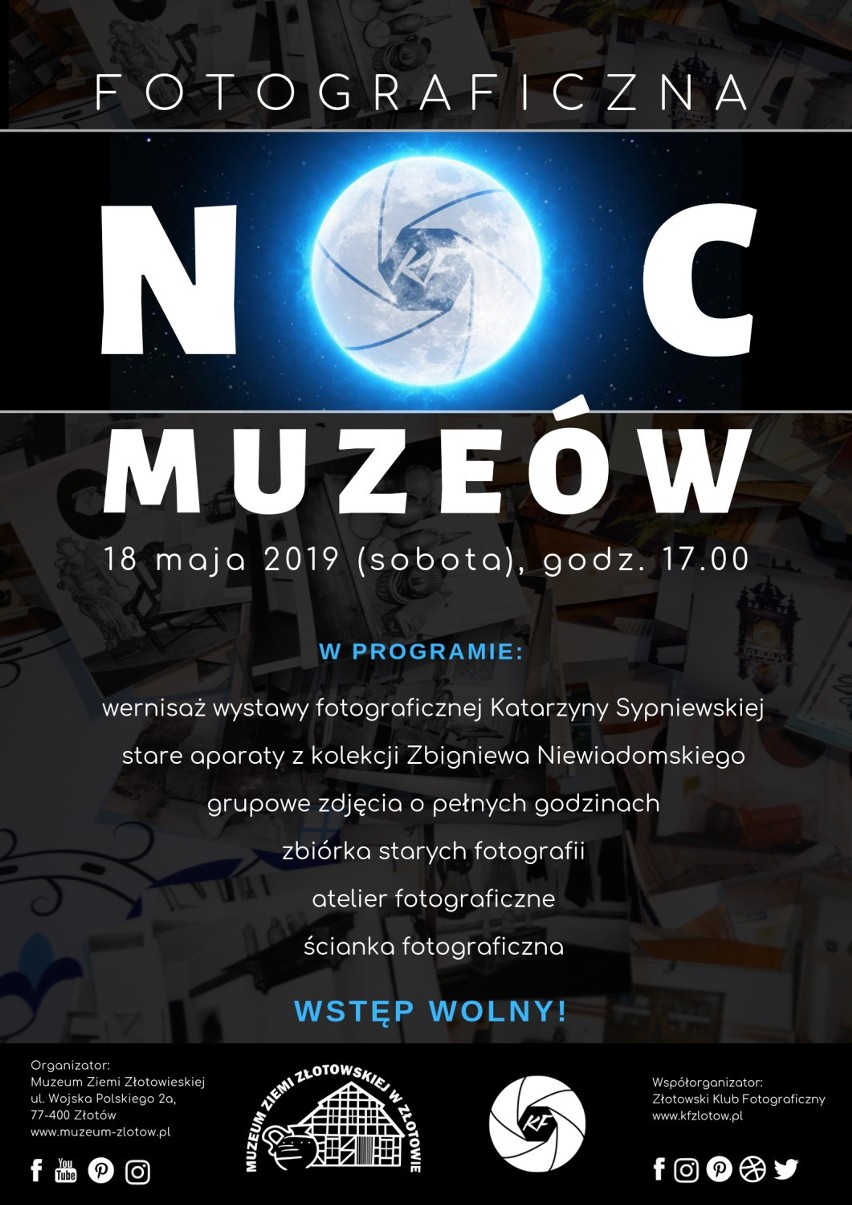 Muzeum Ziemi Złotowskiej zaprasza na "Fotograficzną Noc Muzeów 2019"