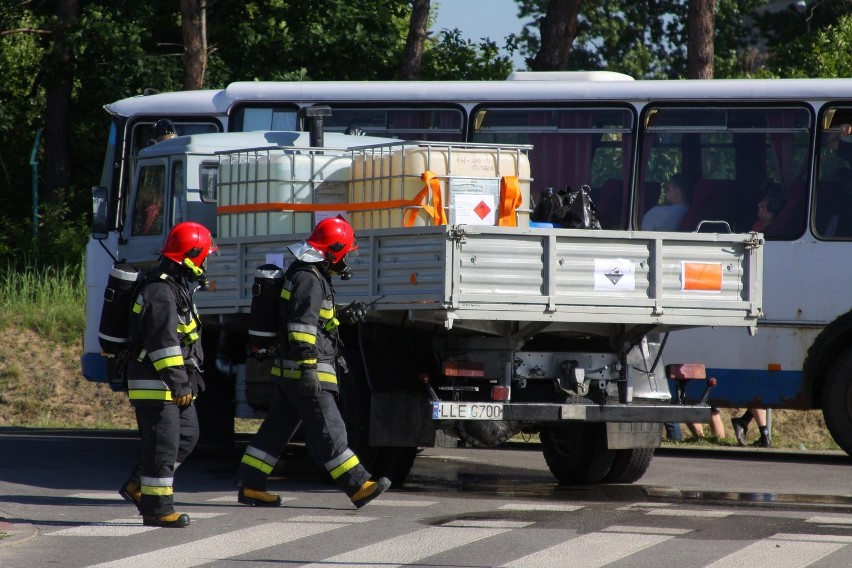 Puławy: Wypadek na ul. Komunalnej w ramach ćwiczeń...