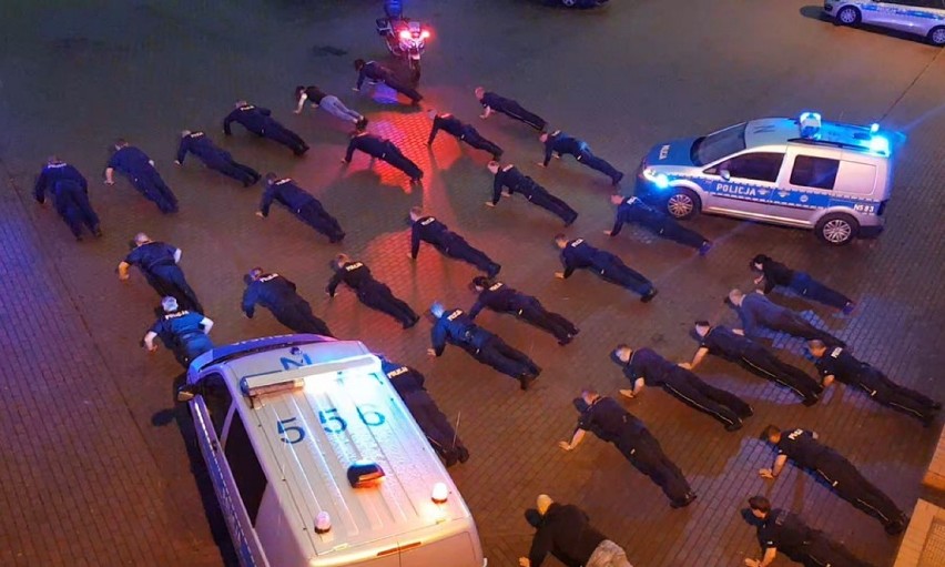 Starogardzcy policjanci włączyli się w #GaszynChallenge FILM, ZDJĘCIA