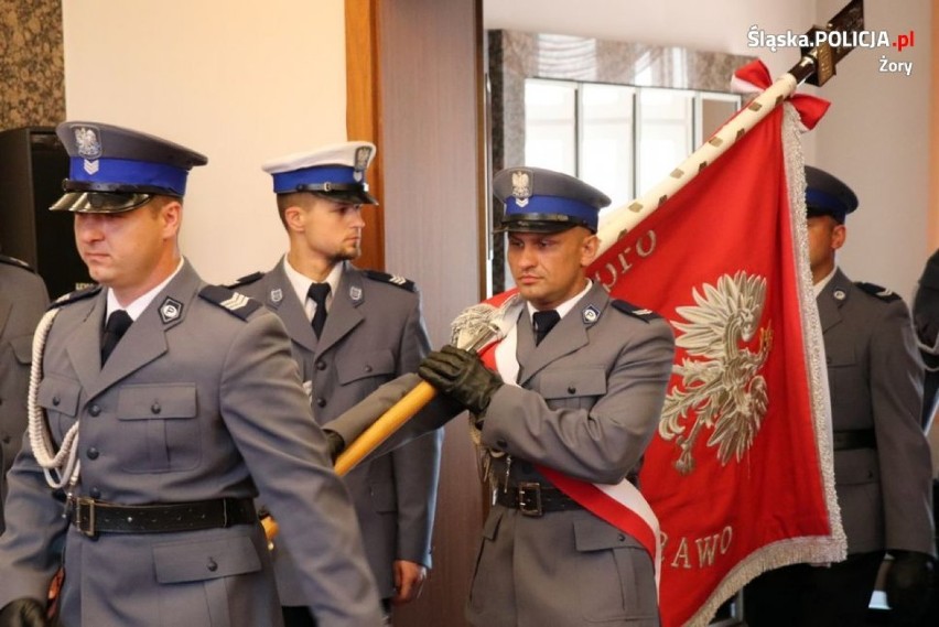 Policjanci z Żor odebrali awanse z okazji Święta Policji [ZDJĘCIA]