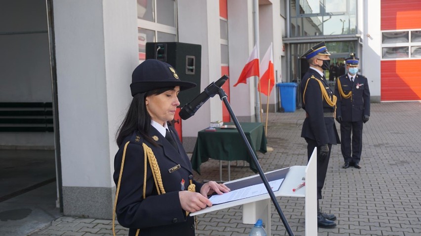 Dzień Strażaka w Lublińcu. Uroczysty apel na placu przed...