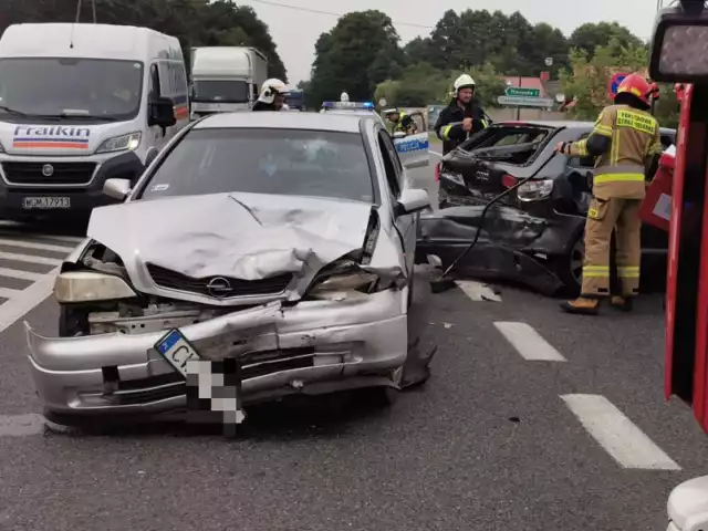 Wypadek na drodze Włocławek - Kowal