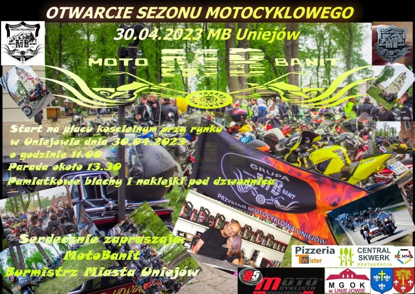 Otwarcie sezonu motocyklowego w Uniejowie już 30 kwietnia 