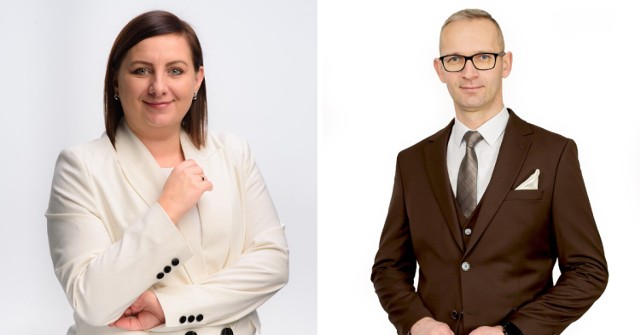 To oni staną w starciu o fotel wójta gminy Kuślin - Natalia Leśniak i Paweł Kubiak!