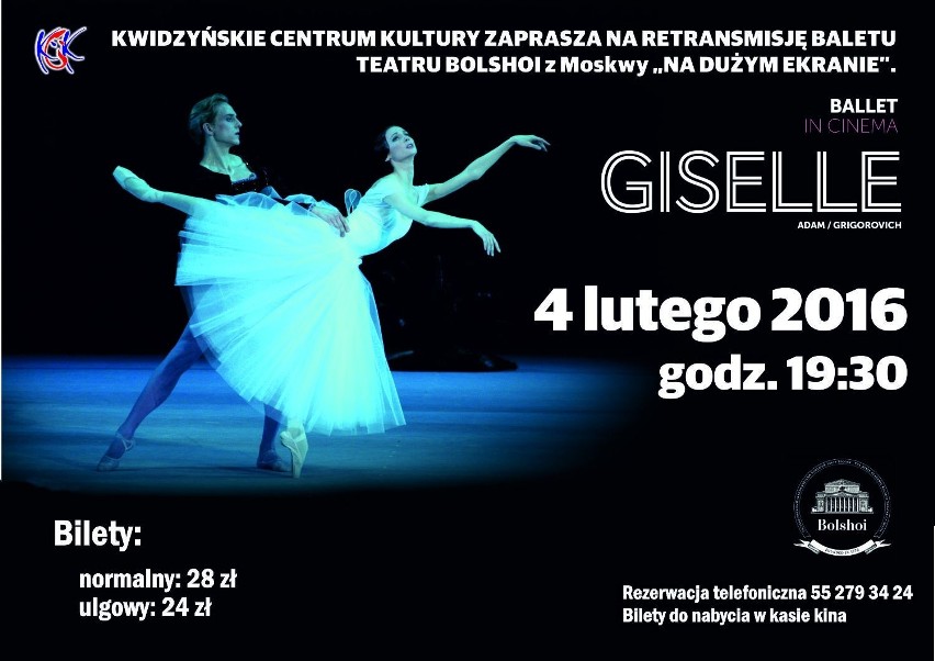 "Giselle" Teatru Bolszoj 4 lutego w kwidzyńskim teatrze [ZDJĘCIA]