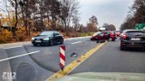 Wypadek na DK 88, na wysokości ulicy Tarnogórskiej w Gliwicach. W zdarzeniu brały udział aż cztery pojazdy