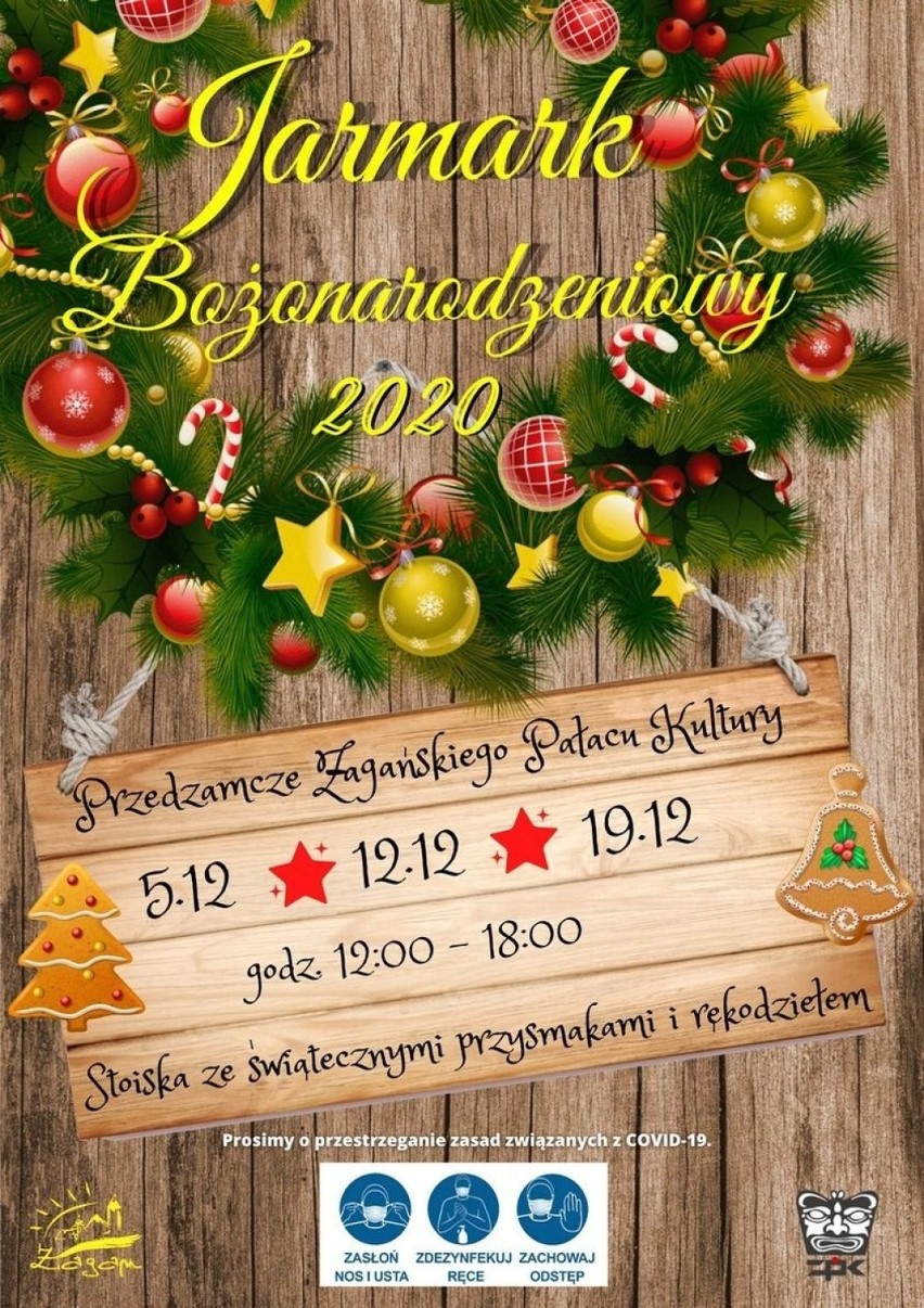 Jarmarki bożonarodzeniowe w Żarach i Żaganiu się odbędą! Czeka na was wiele przysmaków i atrakcji