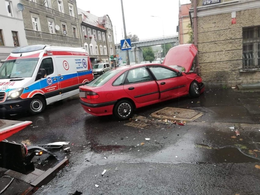 Wypadek na 1 Maja w Wałbrzychu