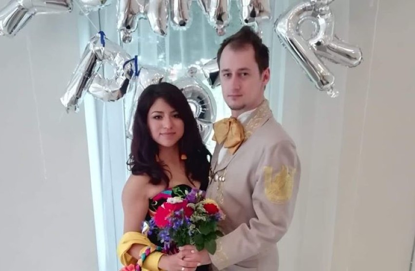 Wągrowczanin Piotr Plewa i jego ukochana Juanita wzięli ślub 