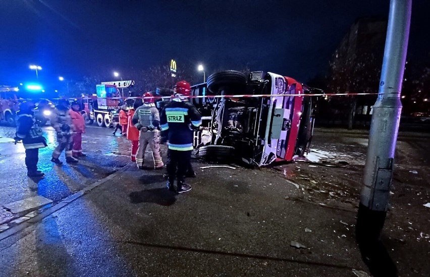 Wypadek na Armii Krajowej we Wrocławiu 23.12.2022