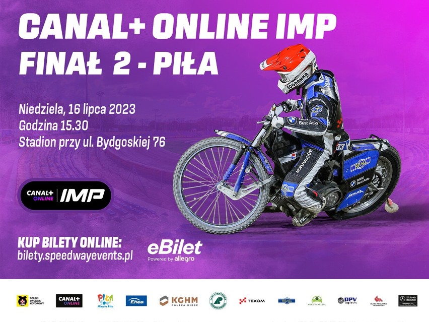 Na torze w Pile odbędzie się 16 lipca Finał 2 CANAL+ online Indywidualnych Mistrzostw Polski na Żużlu
