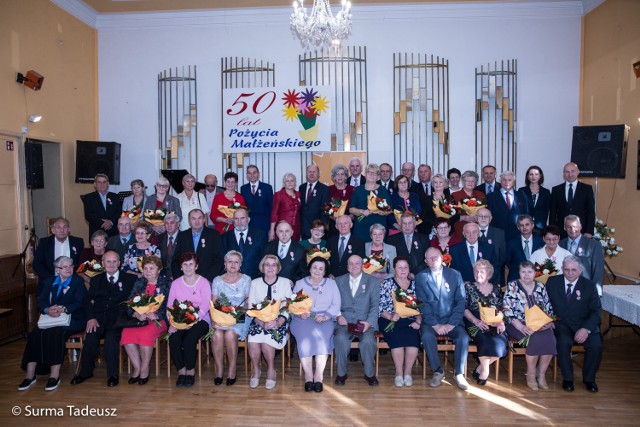 W piątek, 13 października świętowało 29 par małżeńskich ze Stargardu.