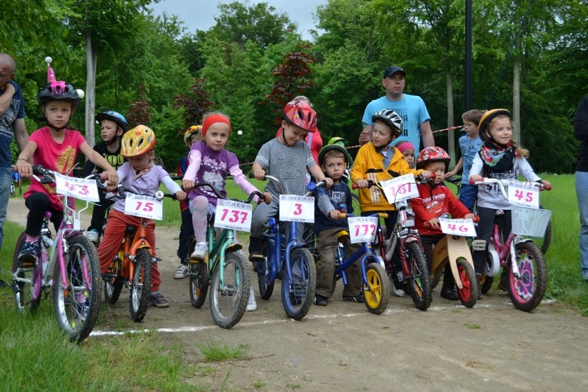 Zawody rowerowe na dzień dziecka w Człuchowie 2013 r