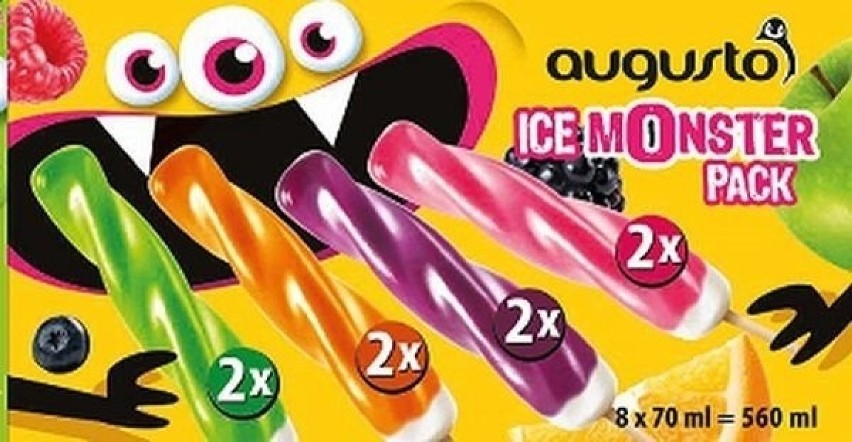 Nazwa: Lody Augusto Ice Monster 4x2x0,07l
WNI Producenta:...