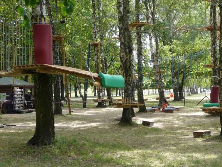 Park linowy to już płatna rozrywka