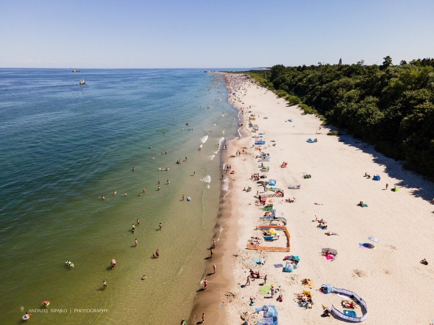 Plaża we Władysławowie - sierpień 2020