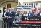 Janusz Kowalski: „Żądamy od Niemiec zapłaty reparacji” Manifestacja pod konsulatem niemieckim w Opolu.