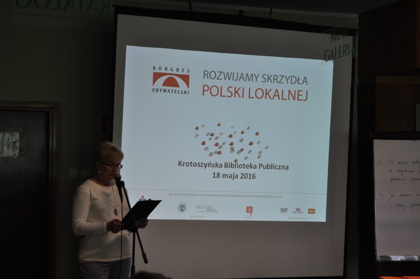 Akcja: „Rozwijamy skrzydła Polski lokalnej” w Bibliotece Publicznej w Krotoszynie