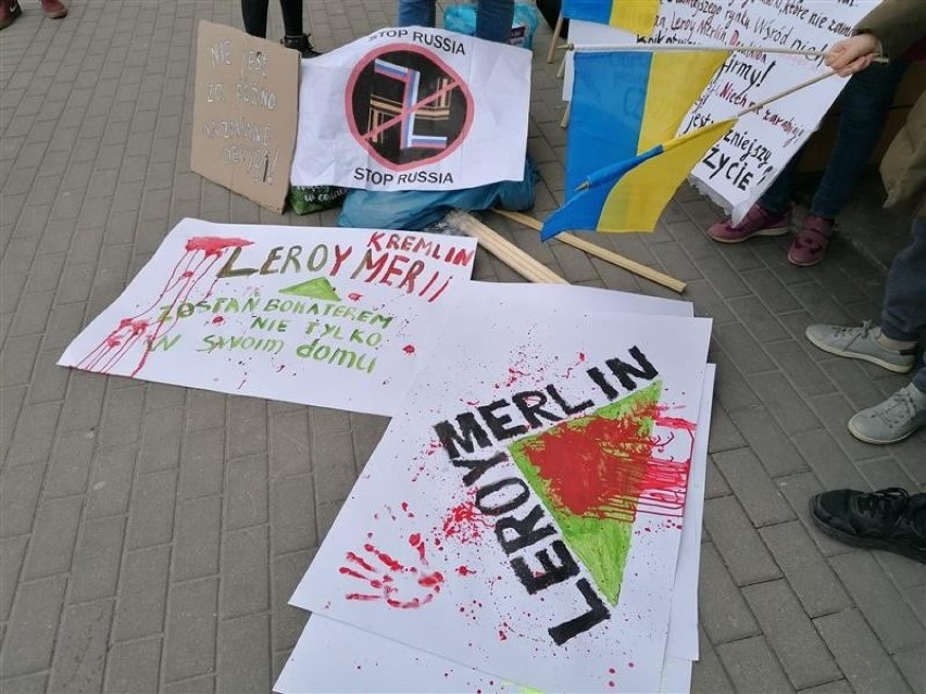 Protest pod Leroy Merlin Gdańsk