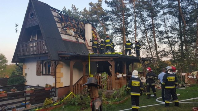 W niedzielę, 8 maja wieczorem doszło do pożaru domu letniskowego w Mezowie.