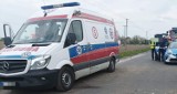 Wypadek na ulicy Jagiełły w Wieluniu. Kierowca seata uciekł w pola, miał 1,4 promila