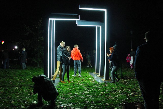 Light Move Festival 2013 w Łodzi. Video mapping