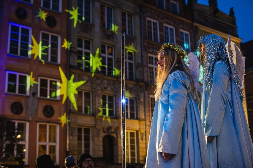 Wigilia Gdańszczan 2019. Opłatek, kolędy i życzenia - świąteczne spotkanie na Długim Targu [zdjęcia]