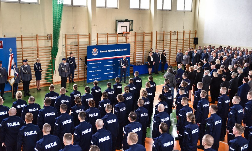 Nowy funkcjonariusz policji w Łasku złożył ślubowanie