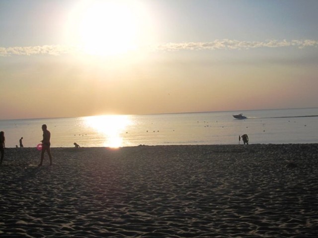 Może, plaża, beztroska; jednym słowem - relaks. Fot. Judyta Rykowska