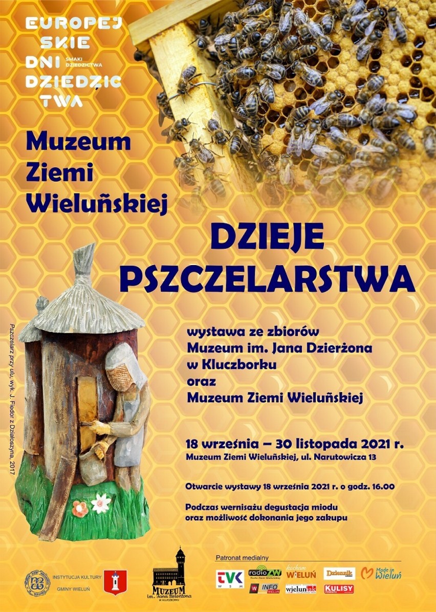  Otwarto wystawę „Dzieje pszczelarstwa” w Muzeum Ziemi Wieluńskiej ZDJĘCIA