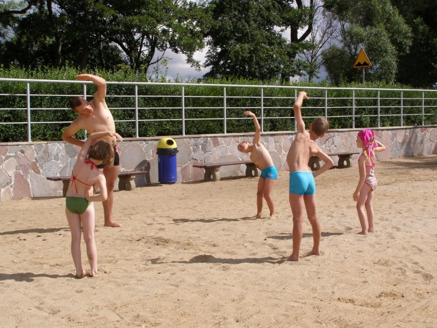 Bezpłatna nauka pływania na plaży w Chmielnie 